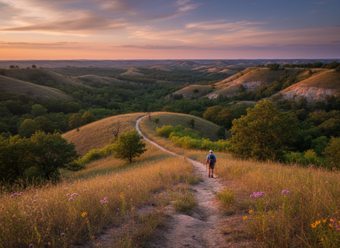 Hitchcock Nature Center Loess Hills Trail